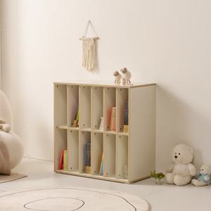소소숲 나나 오픈형 2단 수납 책꽂이 책장 800