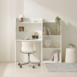 포스트모던 로벨 오픈 책장형 LED조명 독서실 책상