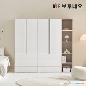 [착불] 보루네오 리키 2000 U세트 옷장 이불장 안방 작은방 원룸 서랍