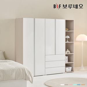 [착불] 보루네오 타키 2000 S세트 장롱 장농 이불장 안방 작은방 원룸 서랍 6자 7자