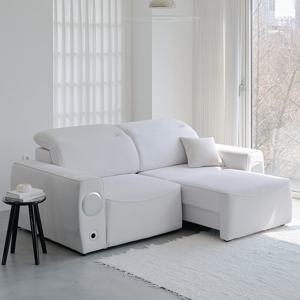 아로미가구 소노아 모션 전동 슬라이드 무빙 리클라이너 코모도 패브릭 3인용소파