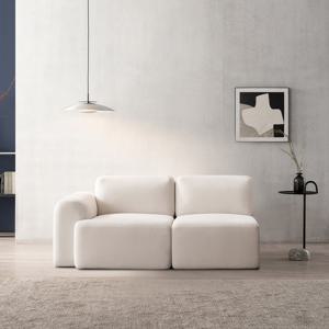 폴로까사 몰린 아쿠아텍스 패브릭 3인용 모듈 오픈형 소파