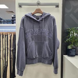 리트머스 HC12 피그먼트 기모 패치 후드티 LP4TF866-073