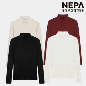 네파 [택가 59,000원] 여성 가을겨울 기모 하이넥 목폴라 티셔츠 일상 등산 이너 긴팔티 7K85349