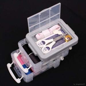 옷수선 실바늘세트 바느질세트 바늘쌈지 반짇고리 3단 반짇고리 반짓고리 실바늘세트 바느질세트 반짇고리함