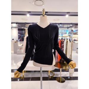 [에고이스트] ER4KL066 V넥 소매 레이스업 풀오버 니트 (25년 겨울)