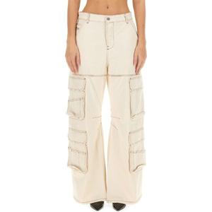 디젤 하이웨이스트 와이드 카고 진 A13316 0GRDQ100