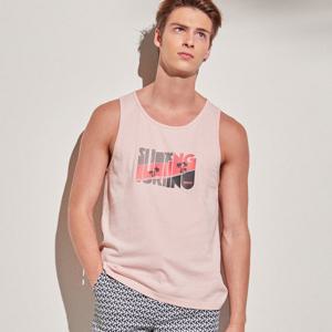 아르고 서핑 남성 탱크탑 민소매 면나시 상의 핑크