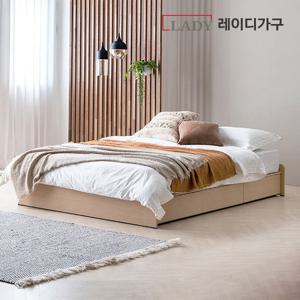 모노 무헤드 빅 3단서랍 수납 침대 Q_프레임