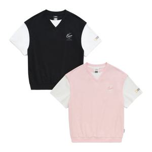 [내셔널지오그래픽 키즈] K242UTS980 수피마 레이어드 반팔 2종택 1