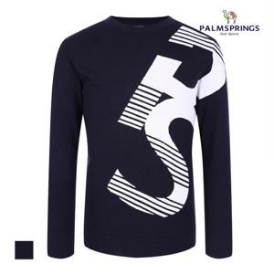 [팜스프링스] 남성 빅로고디자인 니트_SKRM233301