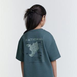 K252UTS840 어드벤처 피그먼트 반팔티 DGREEN