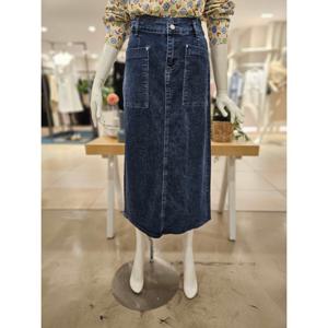 [포커스] 포커스 빅포켓 밴딩 청스커트 FS5A3SK30672