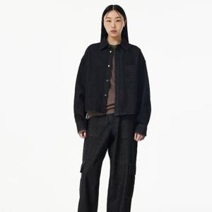 톰보이  미디엄 블랙 원포켓 롱슬리브 셔츠(9105121211)