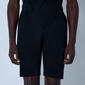 25 FW 옴므 플리세 이세이미야케 웨이스트 밴딩 리브 쇼츠 반바지 블랙 HP56JF159 15