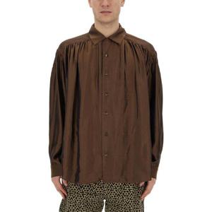 AIE 오버사이즈 셔츠 NS943C-BROWN