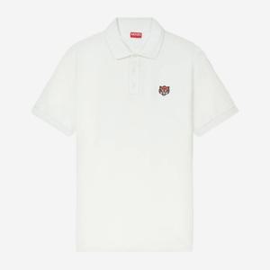 겐조 화이트 슬림 핏 타이거 폴로 FF65PO1524PU 02