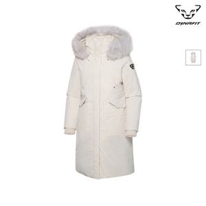 [다이나핏] (택가 599,000원) 크림 [구스다운] 여성 TRUTH (트러스) 롱 다운 YWW23533W6