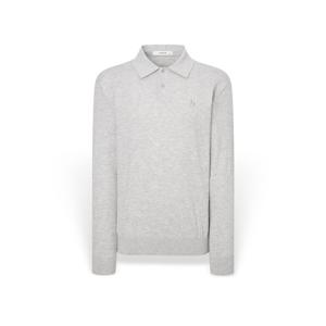 [헤지스] 남성 실크 혼방 카라 니트 HZSW5F331G1