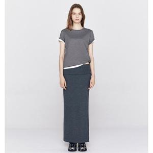 [지오다노]여자 165901 옆트임 밴딩 롱스커트