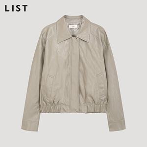 [리스트] 레더 카라 블루종 점퍼_TWWJPP72010_LK