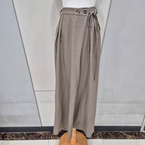 [나인스텝]사선랩슬랙스바지 N25NP5102 BE_YS