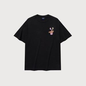 M 커버낫반팔티 CQK CO2502ST42-BK 밴드 플레이 그래픽 티셔츠 Black