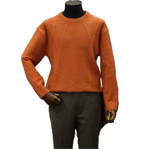 [본(정장)]비대칭라인  캐주얼 라운드 니트 스웨터 BN3WSW865OR