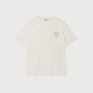 M 커버낫반팔티 CQK CO2502ST43-WH 트래블 버스 그래픽 티셔츠 White