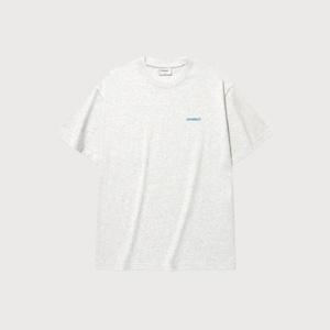 M 커버낫반팔티 CQK CO2502ST50-HG 쿨 코튼 두들 트로피컬 그래픽 티셔츠 Heather Gray