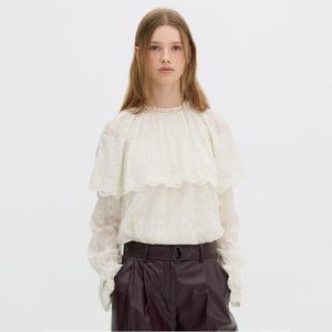 [올리브데올리브]레이스 프릴 블라우스 OW4AB8810