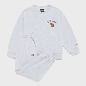 [노스페이스] (NFM_NM5MR62S_HGY_) 키즈 애니메이트 스웻 세트 NM5MR62S_HGY