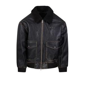 던스트 가죽 자켓 UDJU5C102W2 BRUSHED BROWN