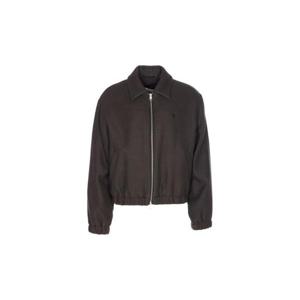 AMI 로고 자수 지퍼업 재킷 HJK830WV0078 020 TP949162294