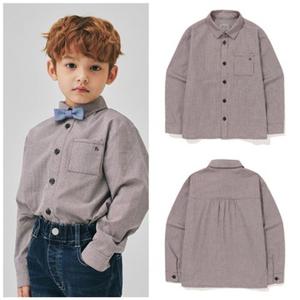 빈[BEEN]HP BZ63BL01BN 브라운 체크 블라우스 셔츠 PG