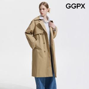 GGPX  가을 카라 레이어드 트렌치 코트 (GPACT001F)
