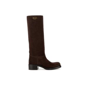 프라다 라운드 토 무릎 높이 부츠 1W148OF045103 F0003 TP956610720