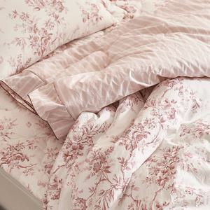 로라애슐리 자스민 바이오워싱 광폭 60수 고밀도 면 차렵이불 K