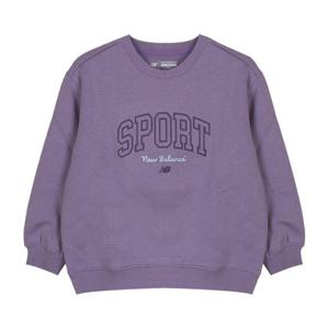 뉴발란스키즈긴팔티 PQC NK9CFB412U-76 베이직 로고 기모 스웨트셔츠