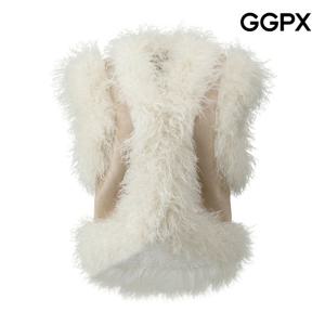 GGPX  연말룩 퍼 트리밍 무스탕 베스트 GPBVT005F