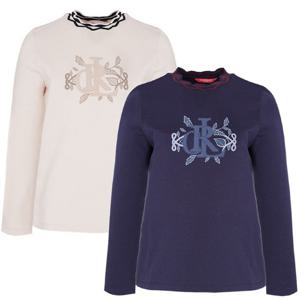 [크로커다일레이디]프린트 원포인트 겨울 티셔츠 CLDWTS203_US