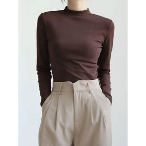 [예쎄](예쎄) 솔리드 하프넥 티셔츠(S5WTS004A)