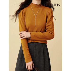 [앳마크]ATMARK 슬림베이직프릴넥티셔츠_AA59TS015G