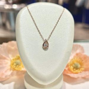 미니골드 14k 로제 다이아 목걸이 MNM14968