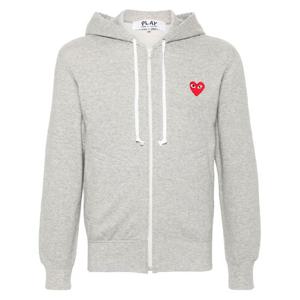 25FW 꼼데가르송 로고 짚 코튼 후드티 AXT168D1 TP569669873