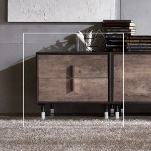 장인가구 노바 쇼콜라 600 협탁 높은 거실장