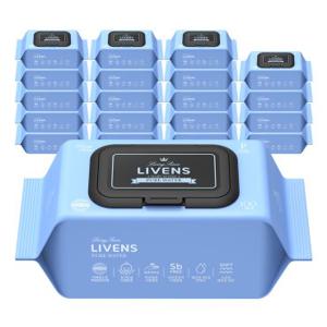 리벤스 퓨어 워터 순수 도톰한 앰보싱 물티슈 100매 20팩