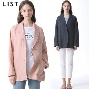 [리스트][리스트] 린넨 코튼 루즈핏 자켓