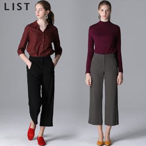 [리스트][리스트] 크리시 스티치 와이드 팬츠