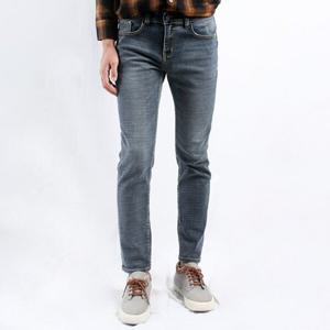 [모로엠]남자 스판 여름 청바지 워싱 블랙진 DM-QJMM20363-블랙